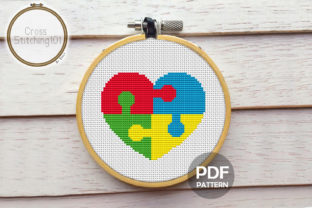 Autism Puzzle Pieces Heart Cross Stitch Review