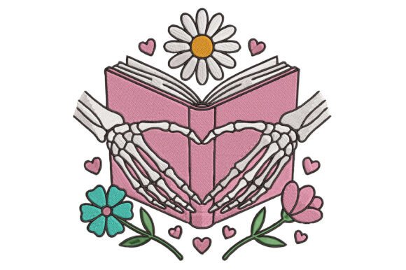 Book Skull Embroidery Design Review