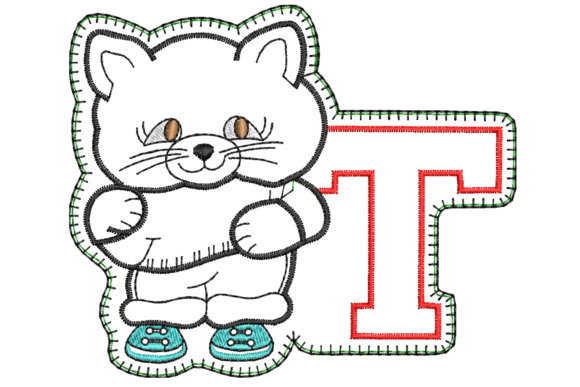 Cat with Letter T: A Designer's Stitch Review