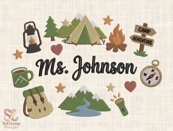Custom Camping Adventure Embroidery File Review