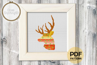Deer Head Pattern Modern Cross Stitch Review
