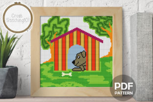 Dog N House Modern Cross Stitch Pattern Review