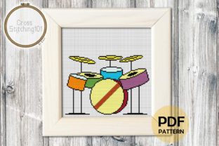 Drums Modern Cross Stitch Pattern Review
