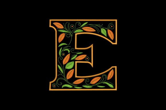 Floral Alphabet Letter E: An Etsy Seller's Review