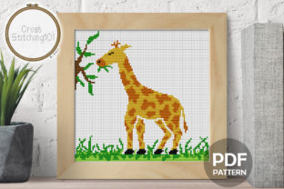 Giraffe Eating Modern Cross Stitch Review