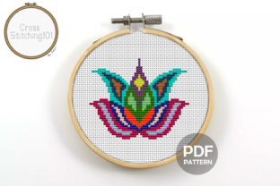 Lotus Flower Modern Cross Stitch Pattern Review