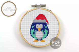 Penguin Xmas Modern Cross Stitch Pattern Review