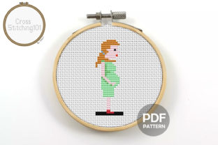 Pregnant Woman Modern Cross Stitch Review