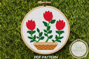 Rose Flower Pot Modern Cross Stitch Review