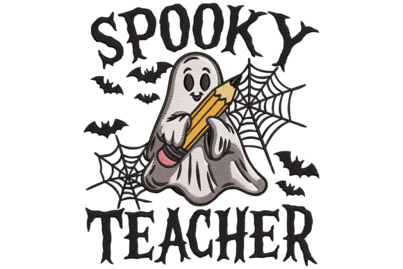 Spooky Ghost Teacher: An Embroidery Design Review